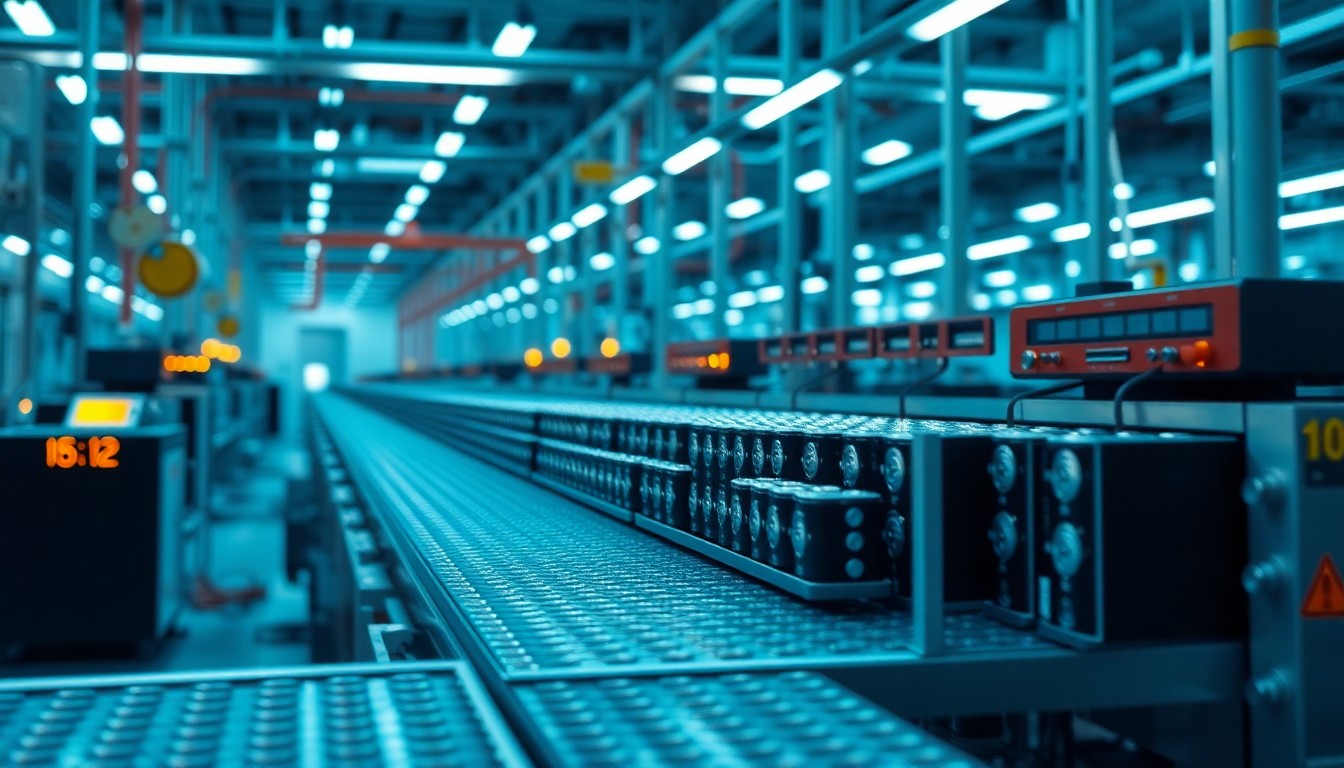 2차전지 배터리 셀 생산 라인 공장