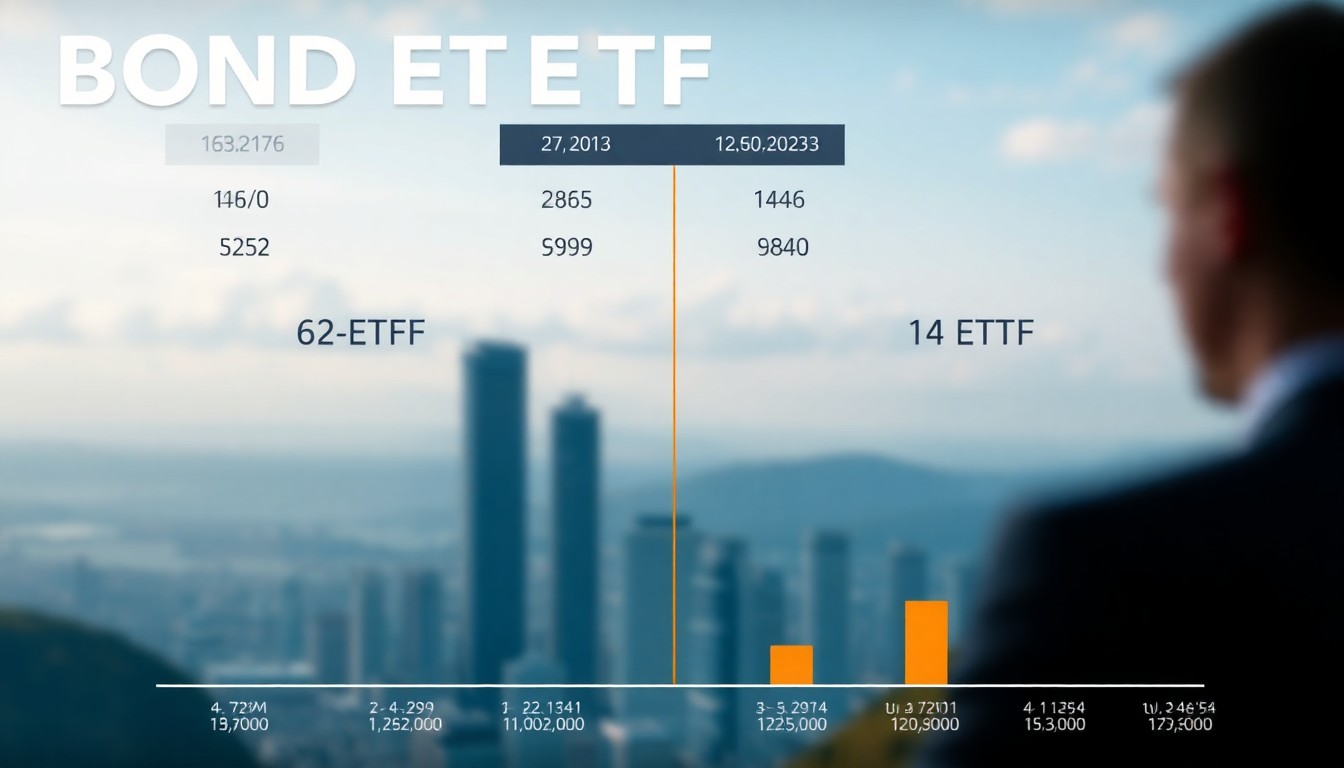 다양한 채권 ETF 상품을 비교하는 인포그래픽