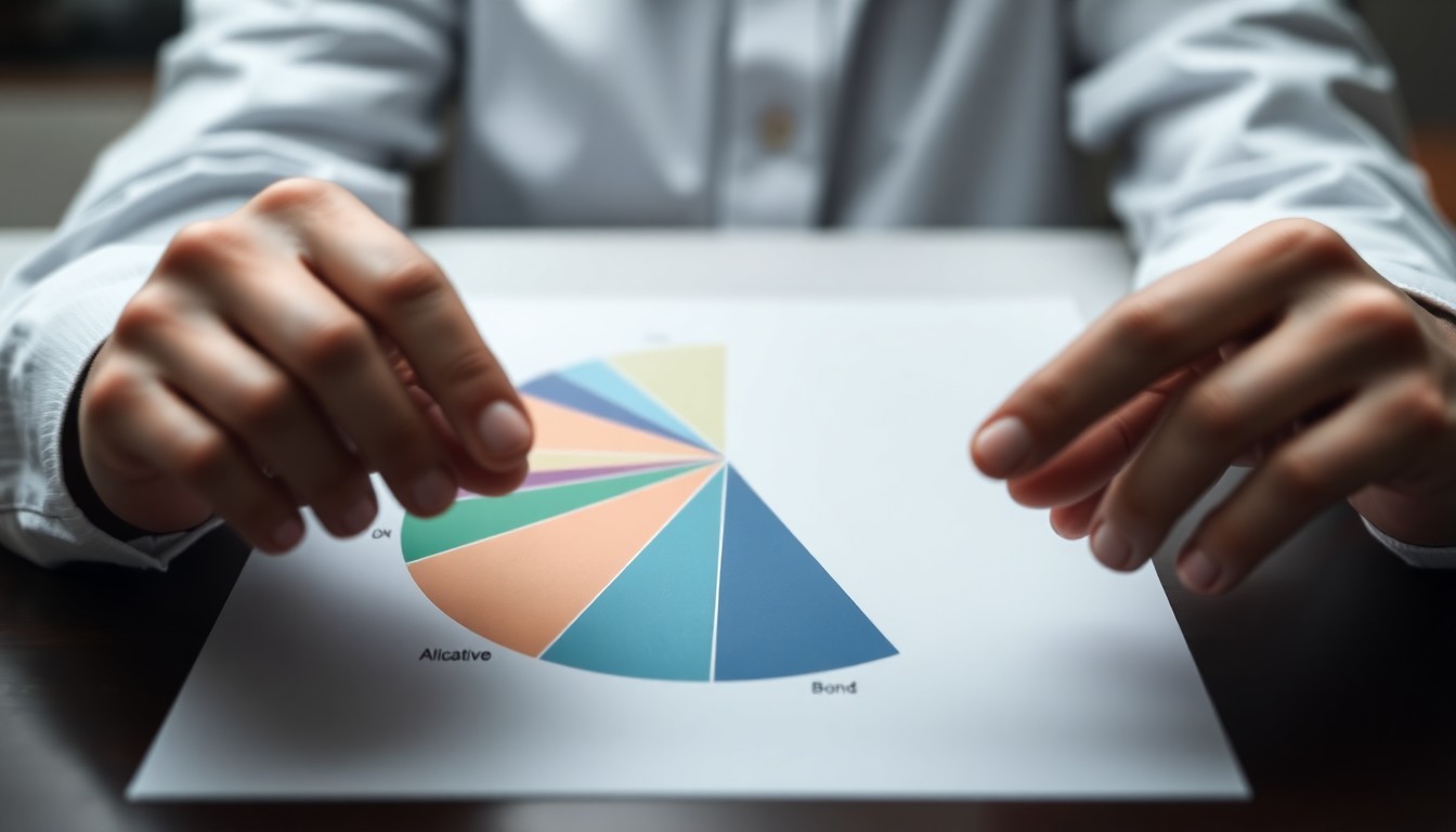 채권 포트폴리오 배분 전략 파이차트