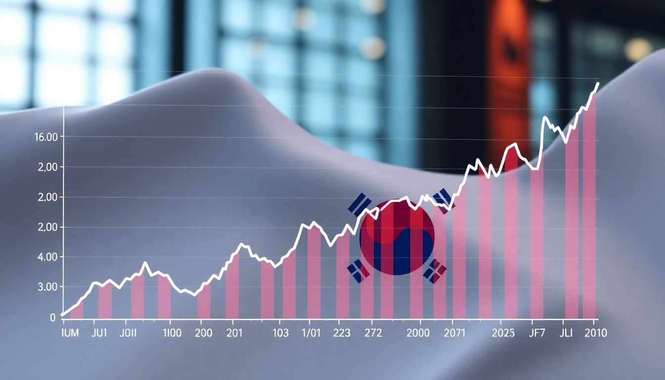 미국과 한국 주식시장 비교 그래프