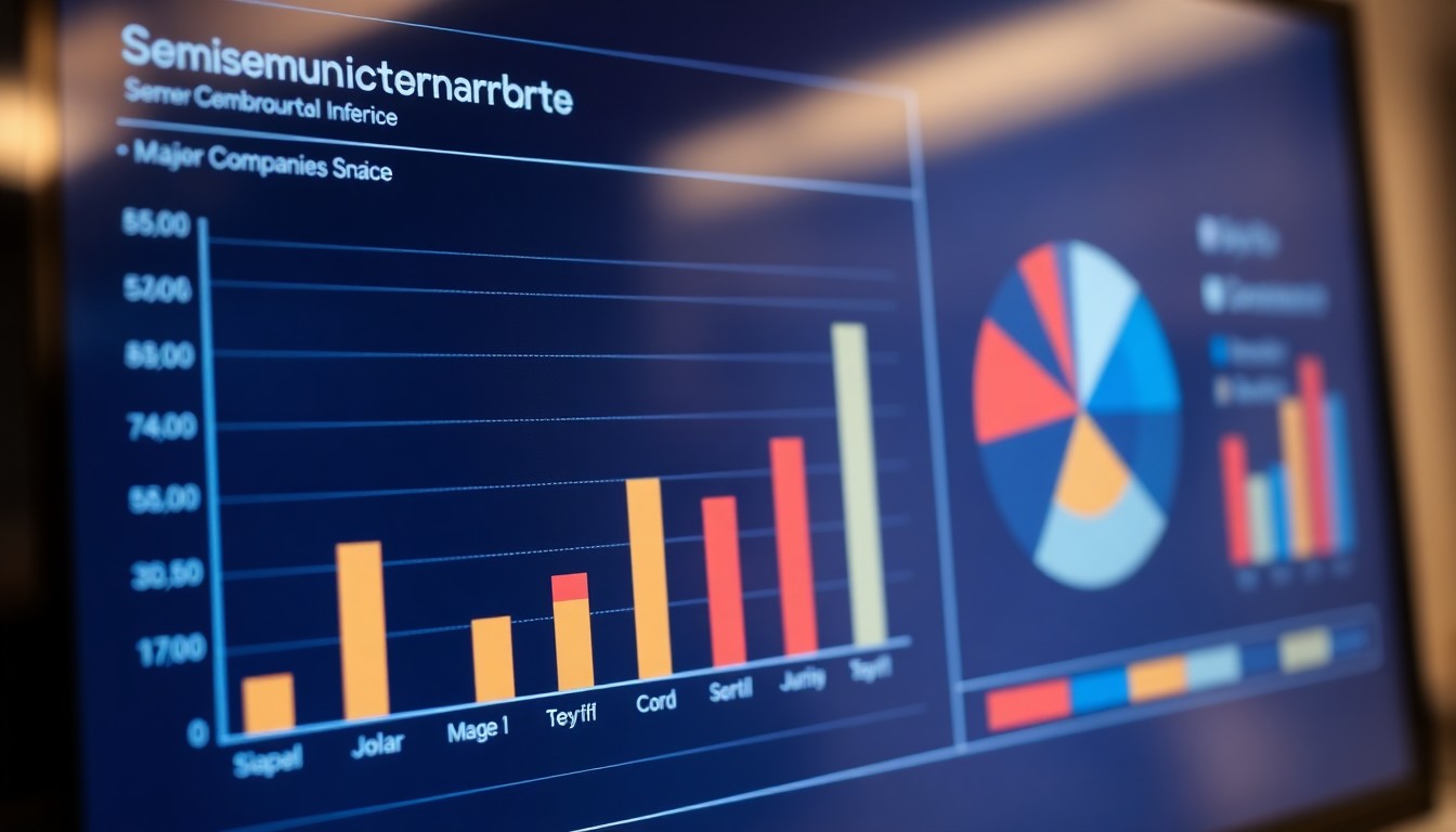 반도체 경쟁 시장 점유율 비교 차트