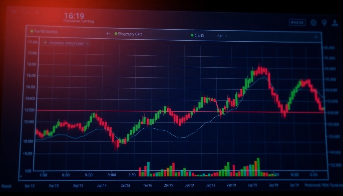 암호화폐 거래 플랫폼 화면과 포트폴리오