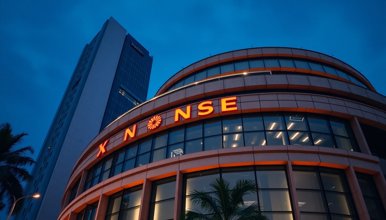 인도 증권거래소와 거래 화면
