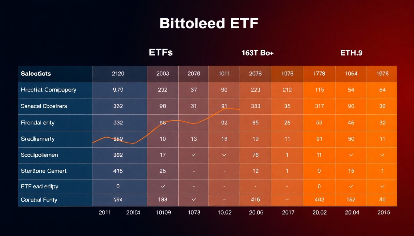 혼합형 ETF 상품 비교 차트