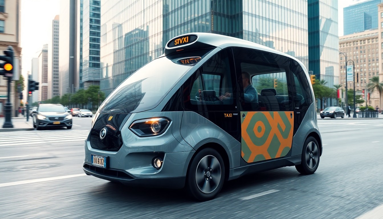 도심을 달리는 자율주행 택시