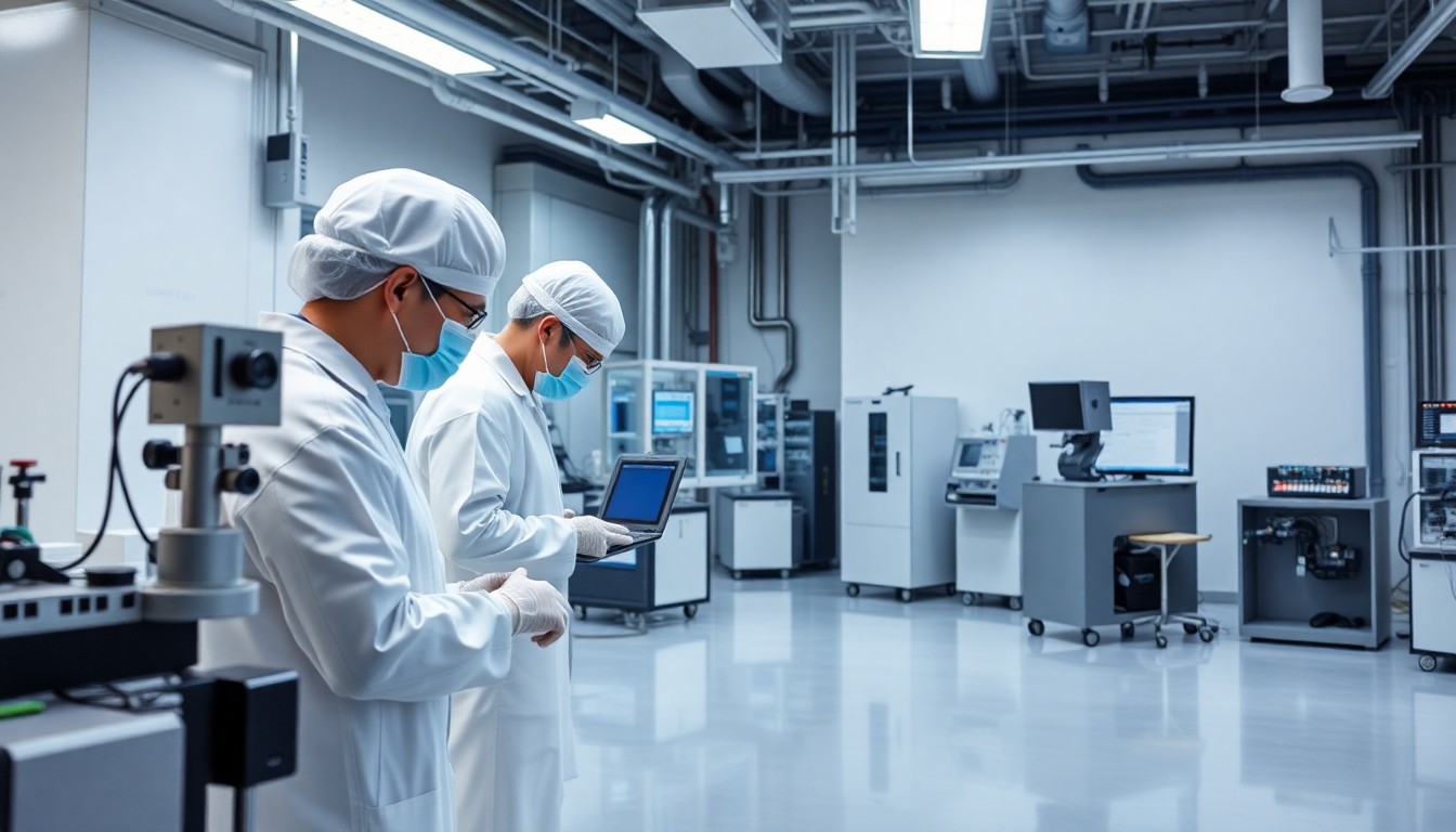 반도체 공장 클린룸