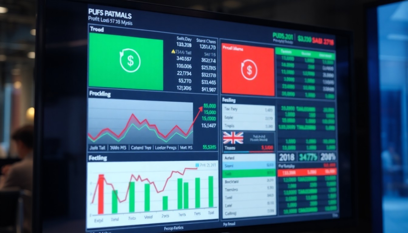 주식 포트폴리오 손익 분석 화면