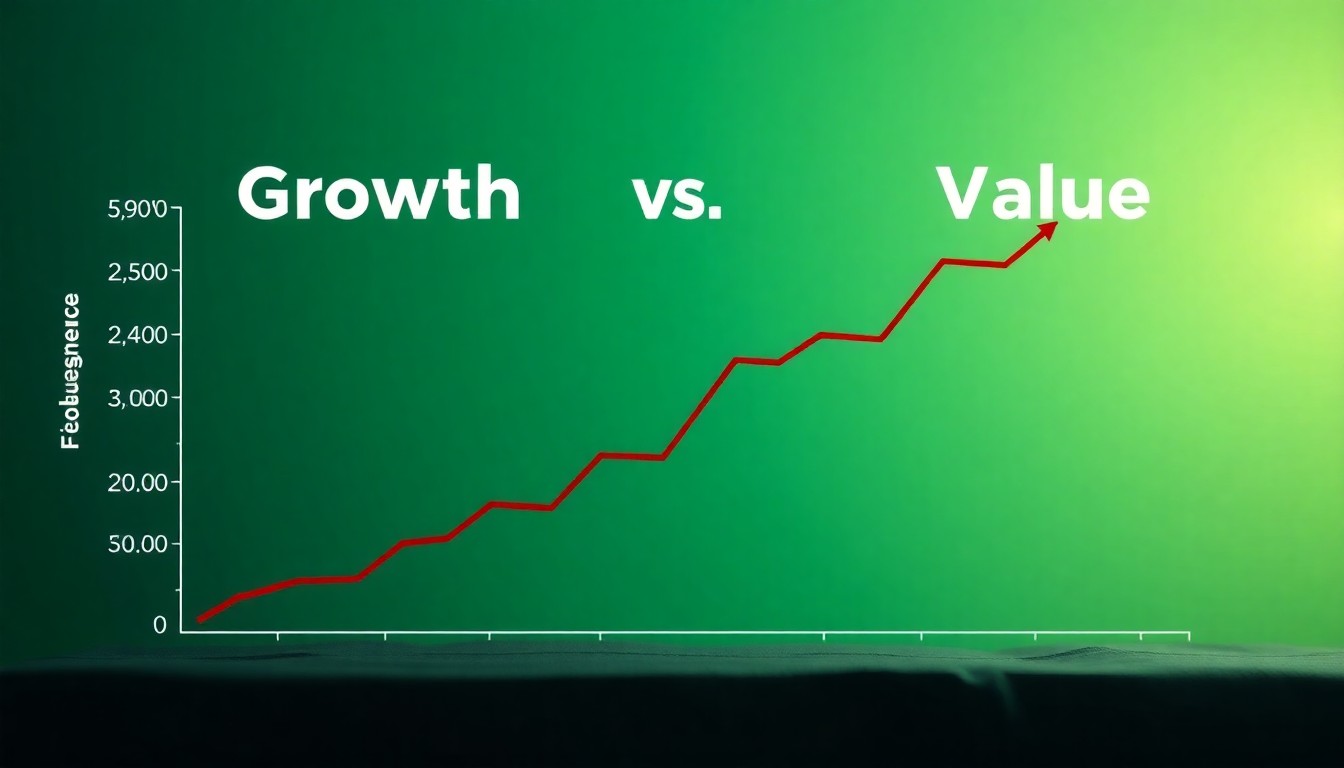 성장주와 가치주 수익률 비교 그래프